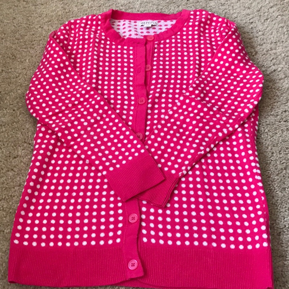 Pink cardigan